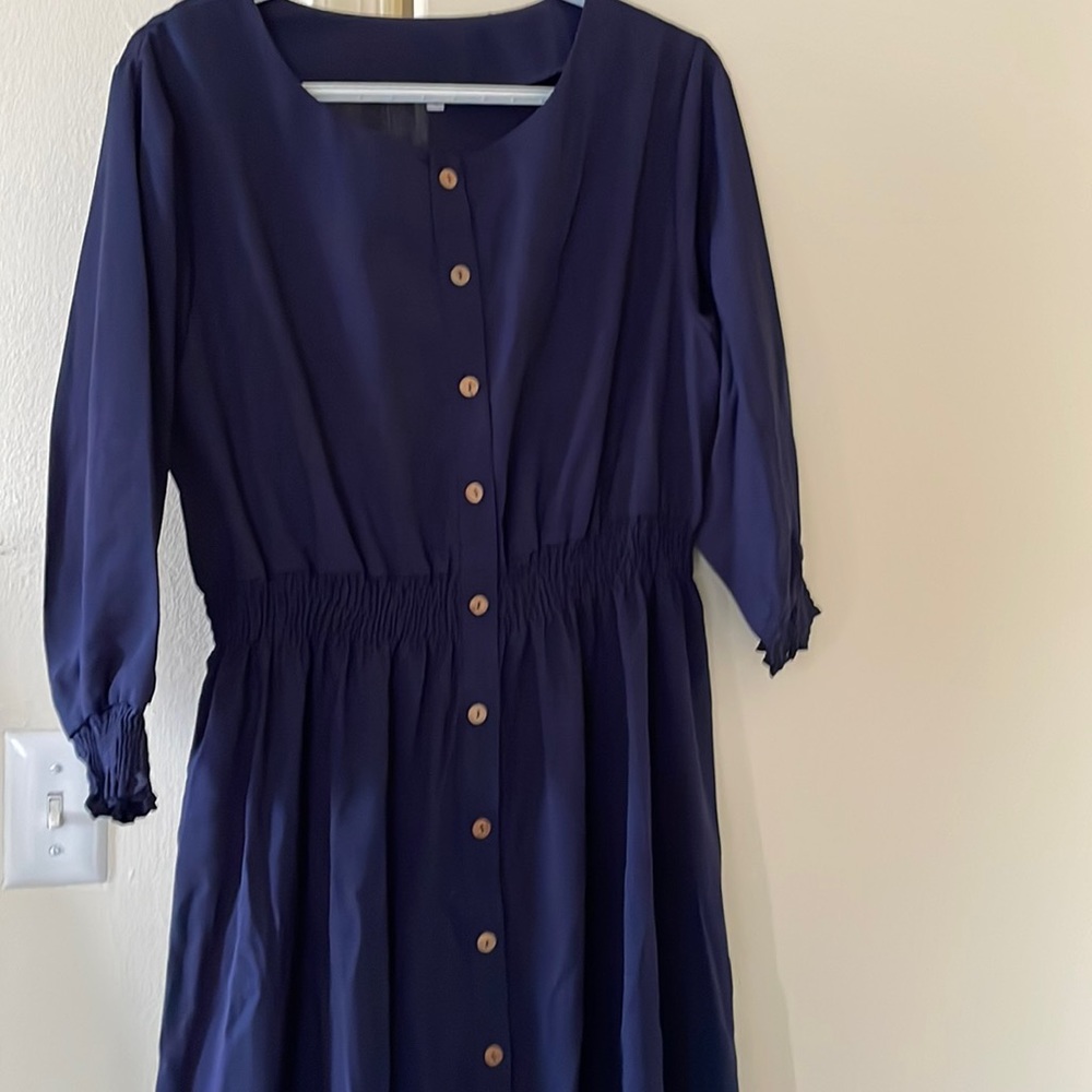 Shein maxi blouse dress! New! Never worn!